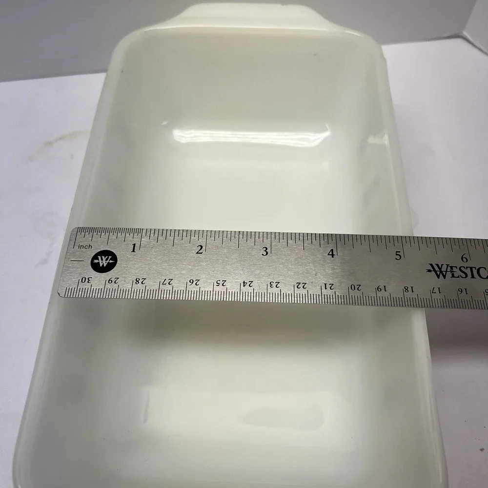 FIRE‎ KING Candle Glow 441  Ovenware 1 Quart Loaf Baking Dish VTG Anchor Hocking